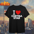 I Love Cortisa Star - Adult & Kids T-Shirts, Sweatshirts & Hoodies apparel design preview 1