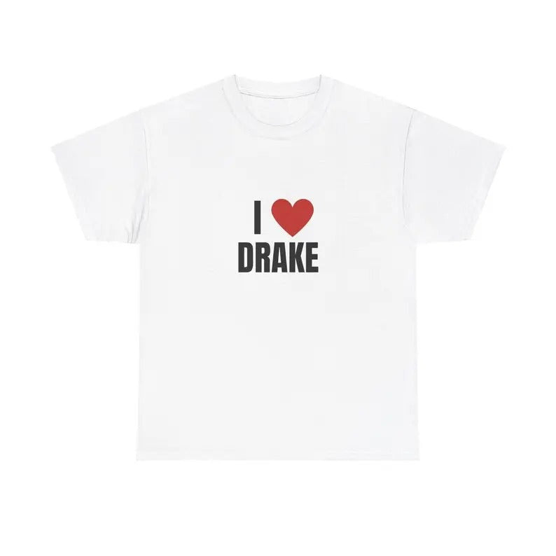 I Love Drake Heavy 6 Top Him Her Menswear Cotton - Adult & Kids T-Shirts, Sweatshirts & Hoodies apparel design preview 1