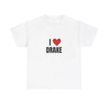 I Love Drake Heavy 6 Top Him Her Menswear Cotton - Adult & Kids T-Shirts, Sweatshirts & Hoodies apparel design preview 1