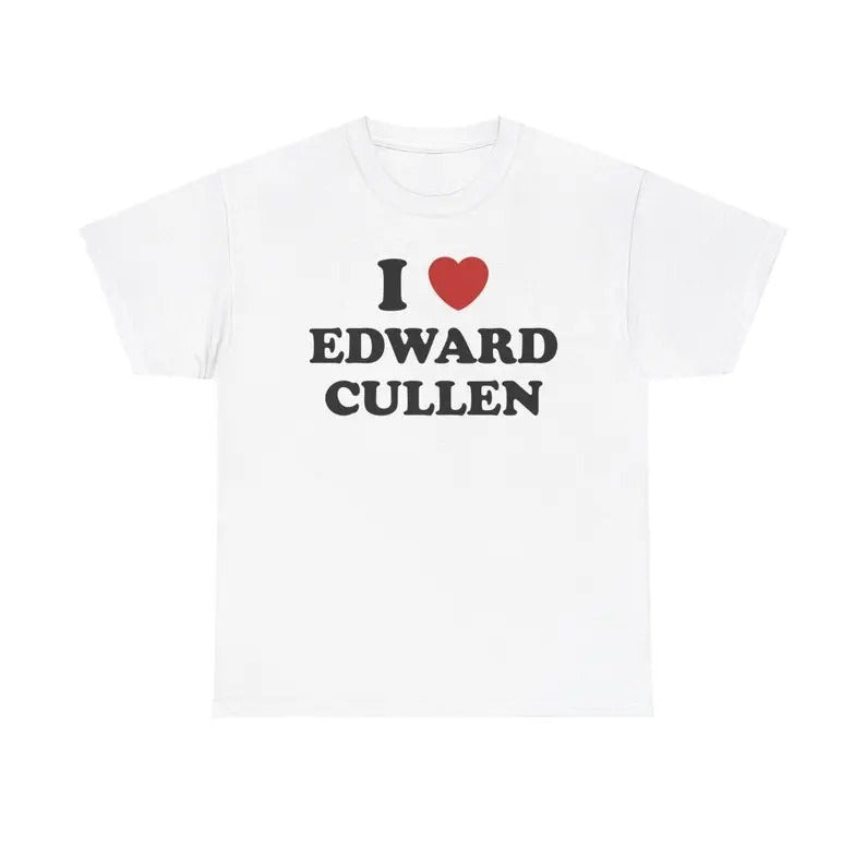 I Love Edward Cullen Twilight Movie Menswear T - Adult & Kids T-Shirts, Sweatshirts & Hoodies apparel design preview 1