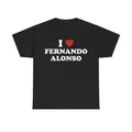 I Love Fernando Alonso Racing Menswear - Adult & Kids T-Shirts, Sweatshirts & Hoodies apparel design preview 1