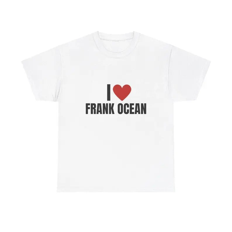 I Love Frank Ocean Heavy Rap Music Him Her Menswear - Adult & Kids T-Shirts, Sweatshirts & Hoodies apparel design preview 1