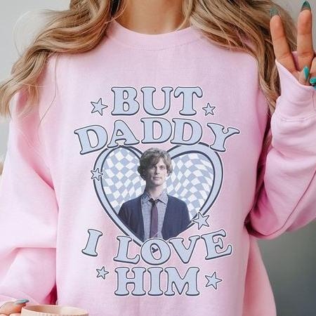 I Love Him Spencer Reid Criminal Minds Crime Movie - Adult & Kids T-Shirts, Sweatshirts & Hoodies apparel design preview 1