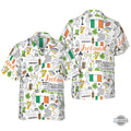 I Love Ireland Doodle Hawaiian Aloha Summer Beach - Adult & Kids T-Shirts, Sweatshirts & Hoodies apparel design preview 1