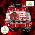 Notorious Big Big Poppa Holiday Knit Ugly Christmas Sweater - Holiday Gift product image