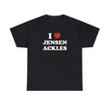 I Love Jensen Supernatural Dean Winchester Menswear - Adult & Kids T-Shirts, Sweatshirts & Hoodies apparel design preview 1