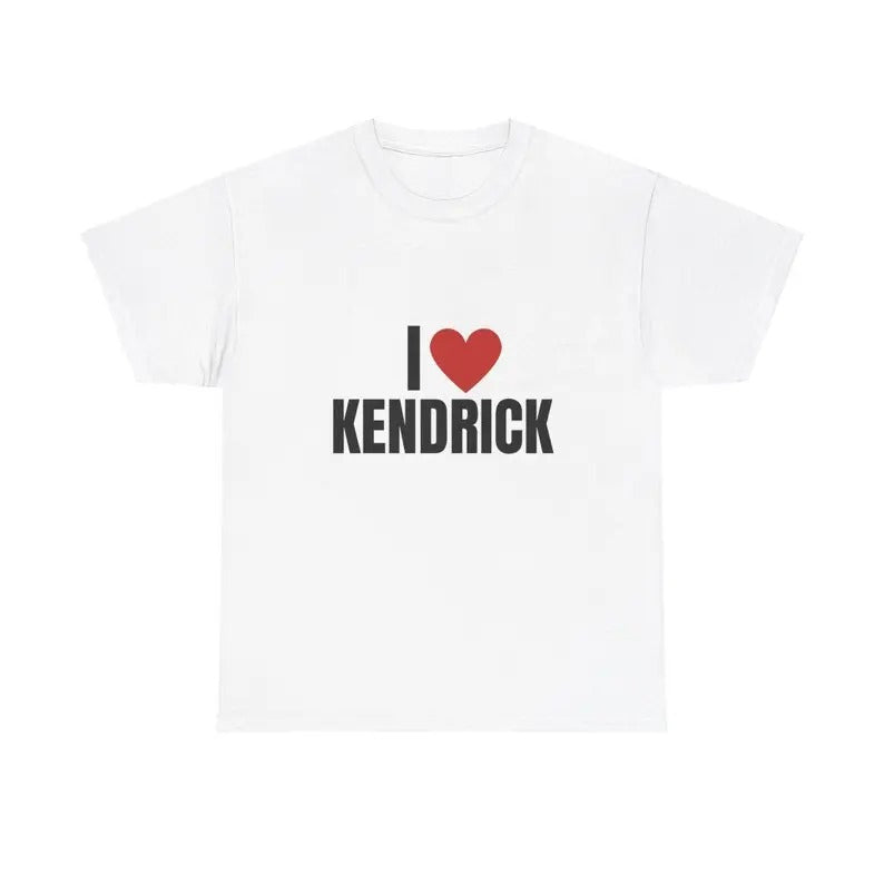 I Love Kendrick Heavy Him Her Menswear Cotton Classic - Adult & Kids T-Shirts, Sweatshirts & Hoodies apparel design preview 1