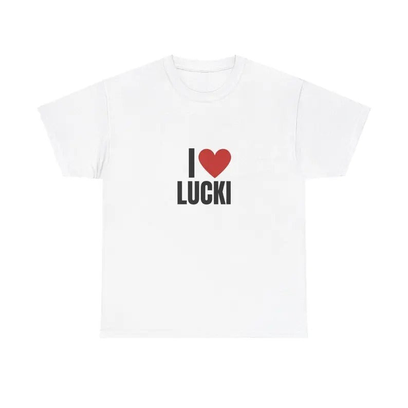 I Love Lucki Heavy Him Her Menswear Cotton Classic - Adult & Kids T-Shirts, Sweatshirts & Hoodies apparel design preview 1