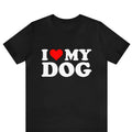 I Love My Dog Heart Lovers New Owner Funny Red - Adult & Kids T-Shirts, Sweatshirts & Hoodies apparel design preview 1