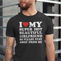 I Love My Girlfriend Heart Valentine Funny Boyfriend - Adult & Kids T-Shirts, Sweatshirts & Hoodies apparel design preview 1