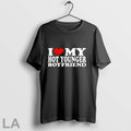 I Love My Hot Younger Boyfriend - Adult & Kids T-Shirts, Sweatshirts & Hoodies apparel design preview 1