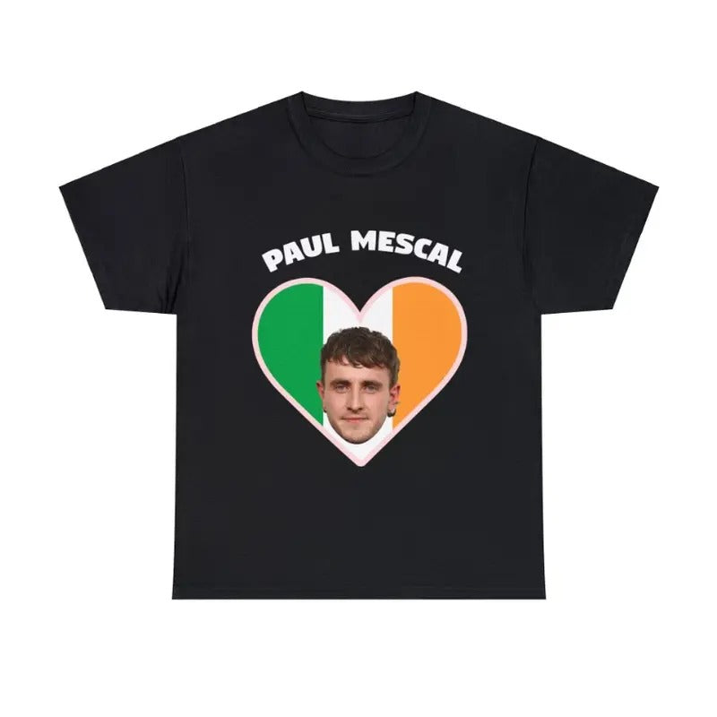 I Love My Irish Boyfriend Paul Mescal - Adult & Kids T-Shirts, Sweatshirts & Hoodies apparel design preview 1