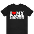 I Love My Panther Girlfriend Heart Valentine Cotton - Adult & Kids T-Shirts, Sweatshirts & Hoodies apparel design preview 1