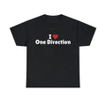 I Love One Direction Heart Trending Him Cotton - Adult & Kids T-Shirts, Sweatshirts & Hoodies apparel design preview 1