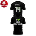 I Love Sam Darnold Bowl LX Two Sided - Adult & Kids T-Shirts, Sweatshirts & Hoodies apparel design preview 1