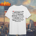 I Love Visiting The City Of New York Gal-Pals - Adult & Kids T-Shirts, Sweatshirts & Hoodies apparel design preview 1