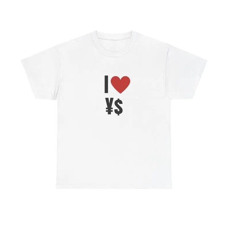 I Love YE Streetstyle Rap Urban Modern Present Heart - Adult & Kids T-Shirts, Sweatshirts & Hoodies apparel design preview 1