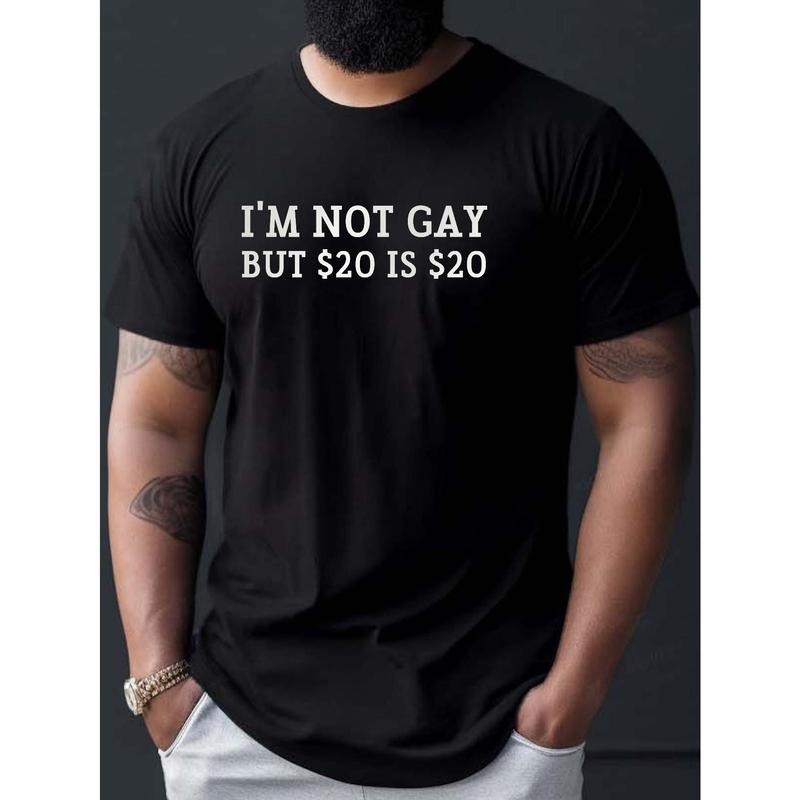 "I'M NOT GAY BUT $20 IS Print Casual Quick Drying - Adult & Kids T-Shirts, Sweatshirts & Hoodies apparel design preview 1