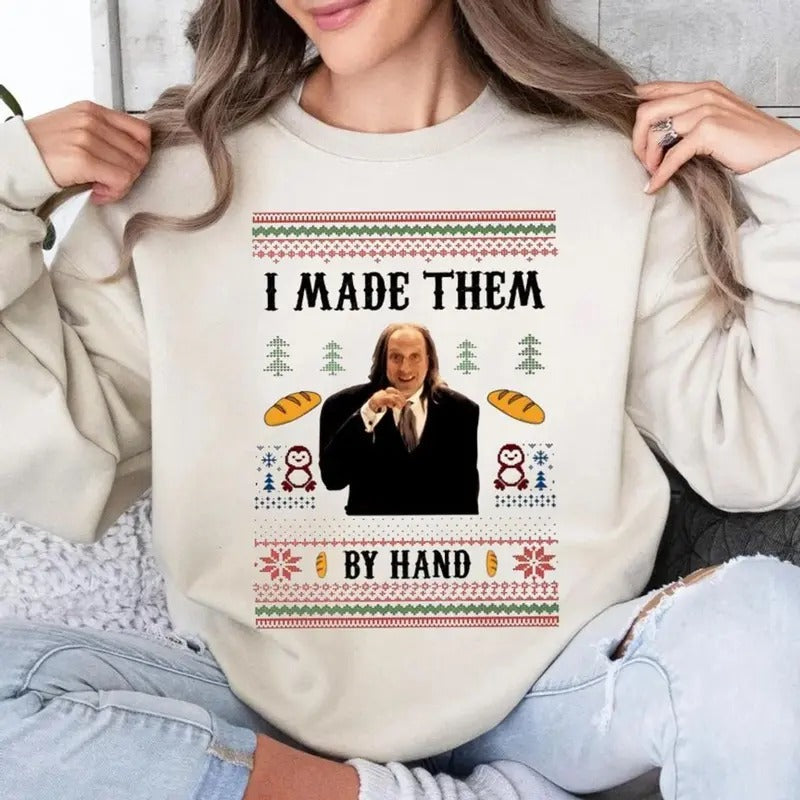 I Made Them Hand Ugly Scary Movie Dinner Meme Funny - Adult & Kids T-Shirts, Sweatshirts & Hoodies apparel design preview 1