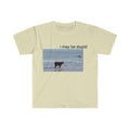 I May Be Stupid Cow Beach Funny Meme - Adult & Kids T-Shirts, Sweatshirts & Hoodies apparel design preview 1