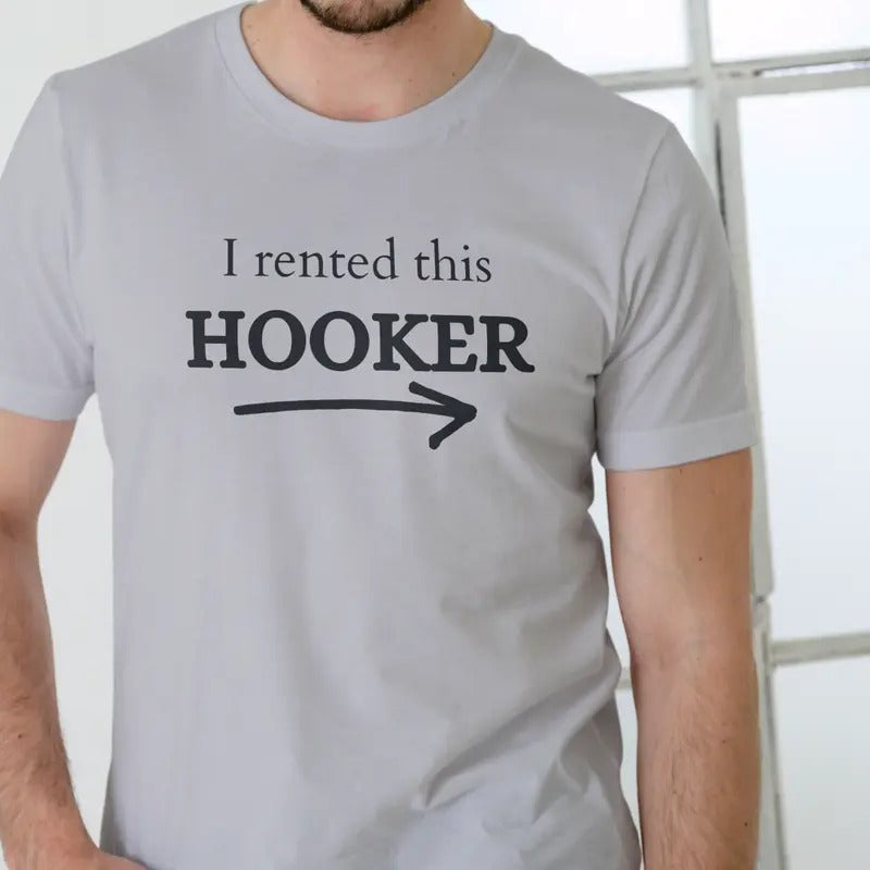 I Rented This Cotton Casual Short Sleeve White Text - Adult & Kids T-Shirts, Sweatshirts & Hoodies apparel design preview 1