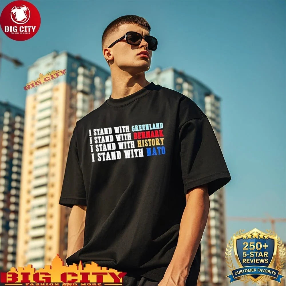 I Stand With Greenland Denmark - Adult & Kids T-Shirts, Sweatshirts & Hoodies apparel design preview 1