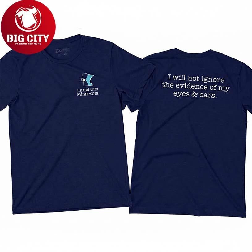 I Stand With Minnesota 2026 Two Sided - Adult & Kids T-Shirts, Sweatshirts & Hoodies apparel design preview 1