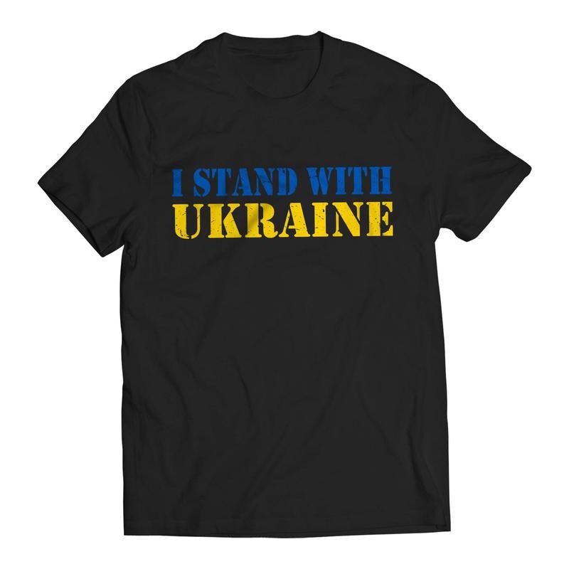 I Stand Ukraine Volodymyr Zelenskyy Ukrainians - Adult & Kids T-Shirts, Sweatshirts & Hoodies apparel design preview 1