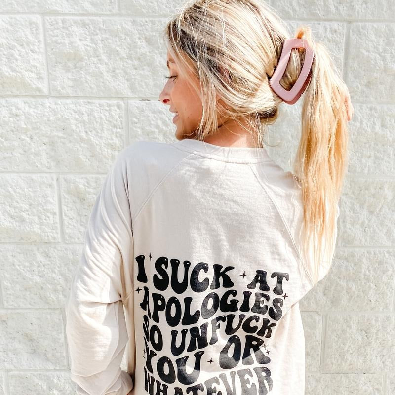 I Suck Apologies - Adult & Kids T-Shirts, Sweatshirts & Hoodies apparel design preview 1