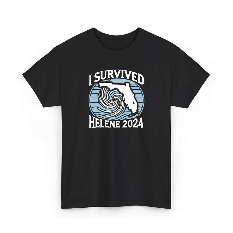 I Survived Helene 2024 Funny Hurricane Survivor - Adult & Kids T-Shirts, Sweatshirts & Hoodies apparel design preview 1