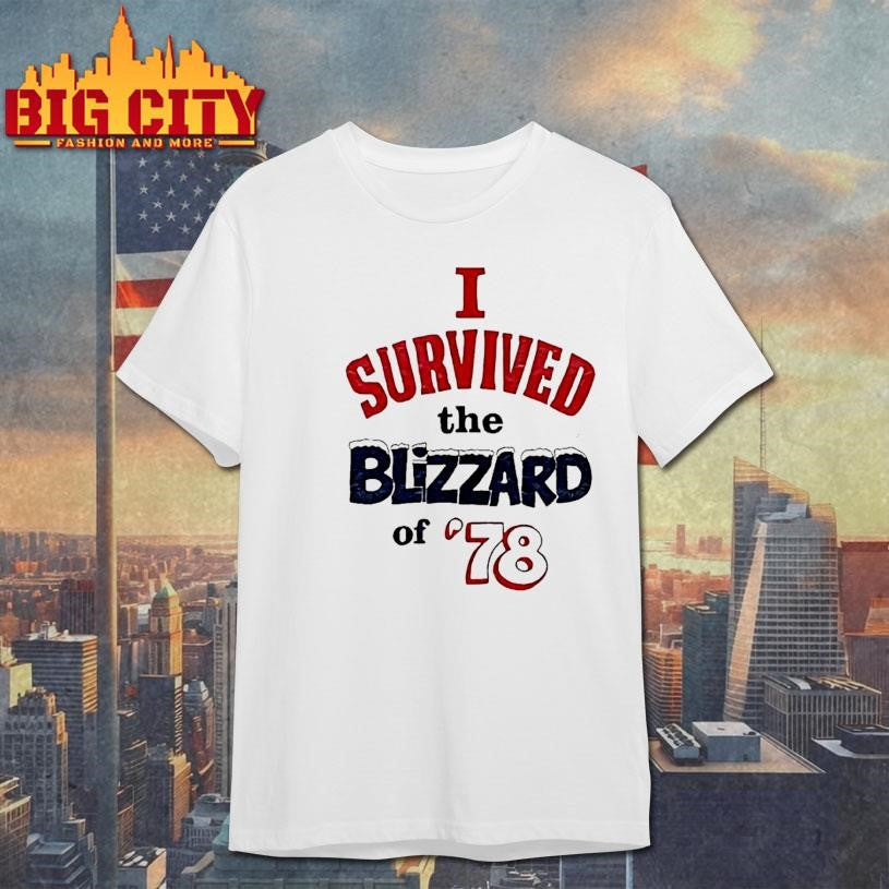 I Survived The Blizzard Of 1978 - Adult & Kids T-Shirts, Sweatshirts & Hoodies apparel design preview 1