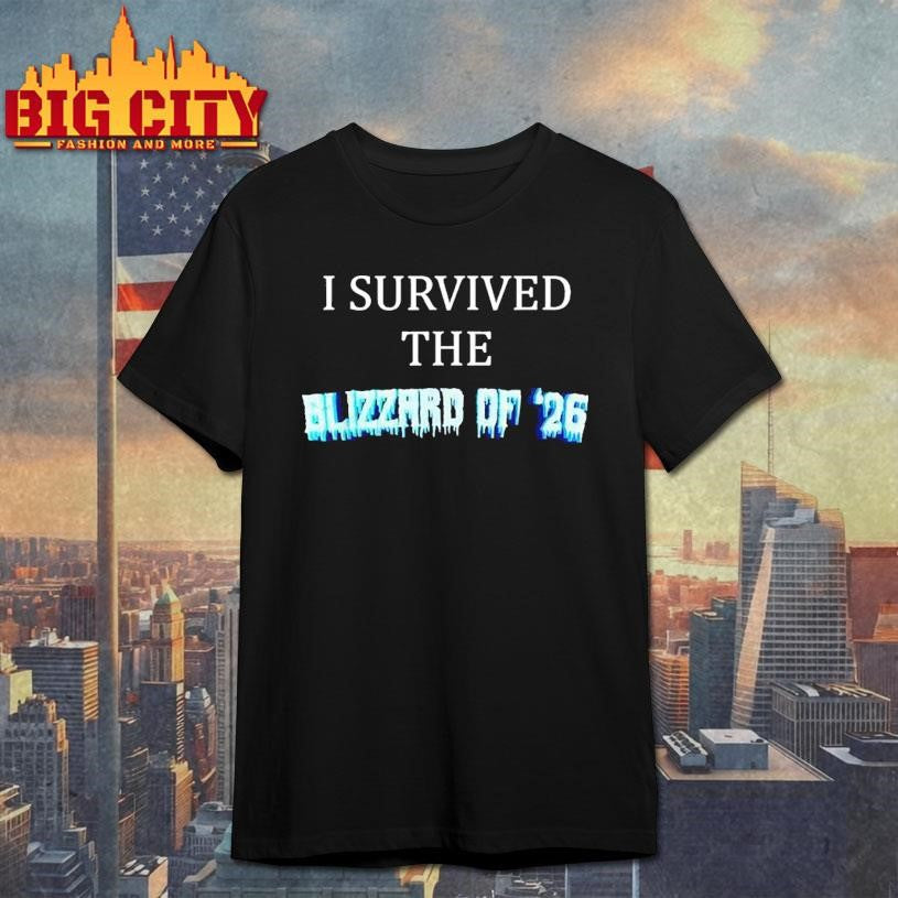 I Survived The Blizzard Of 2026 Frozen Snow Storm - Adult & Kids T-Shirts, Sweatshirts & Hoodies apparel design preview 1