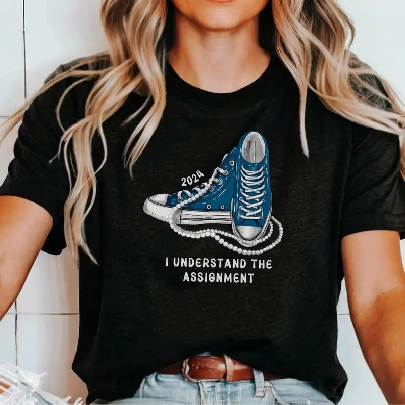 I Understand Assignment Vote Blue Election Kamala - Adult & Kids T-Shirts, Sweatshirts & Hoodies apparel design preview 1