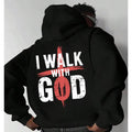 I Walk God 2 Side Casual Street Fleece Hooded Tops - Adult & Kids T-Shirts, Sweatshirts & Hoodies apparel design preview 1