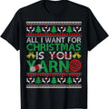 I Want Is Yarn X Mas Ugly - Adult & Kids T-Shirts, Sweatshirts & Hoodies apparel design preview 1