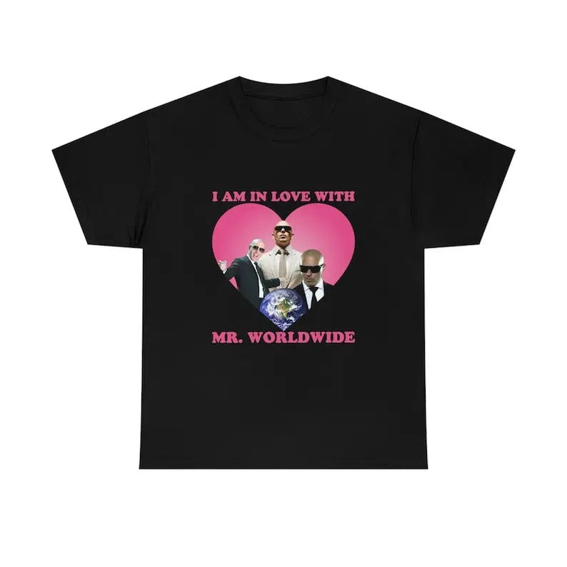 I Am Love Mr Worldwide Pitbull Trending Him Cotton - Adult & Kids T-Shirts, Sweatshirts & Hoodies apparel design preview 1