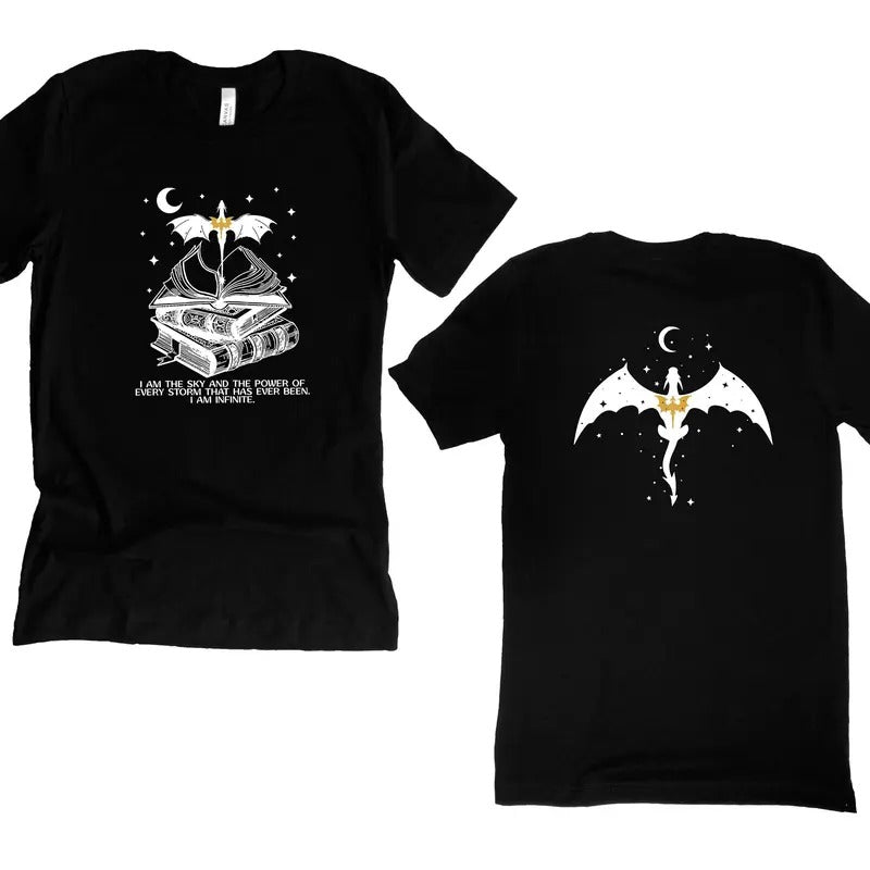 I Am Sky Vintage Basgiath War College Fourth Wing - Adult & Kids T-Shirts, Sweatshirts & Hoodies apparel design preview 1