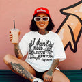 I Dont Need Your Attitude DTF Transfers THIS IS NOT - Adult & Kids T-Shirts, Sweatshirts & Hoodies apparel design preview 1