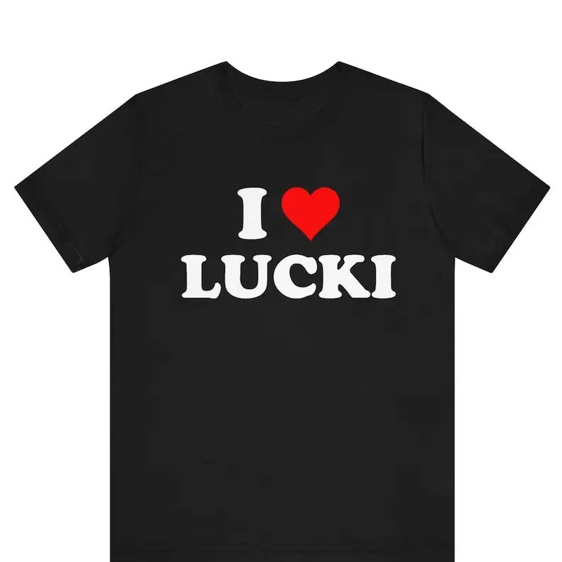 I Love Lucki Funny Heart Rapper Red Him Her - Adult & Kids T-Shirts, Sweatshirts & Hoodies apparel design preview 1