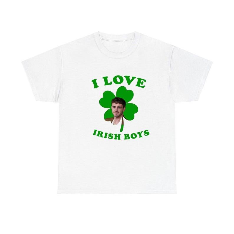 I Love Irish Paul Mescal - Adult & Kids T-Shirts, Sweatshirts & Hoodies apparel design preview 1
