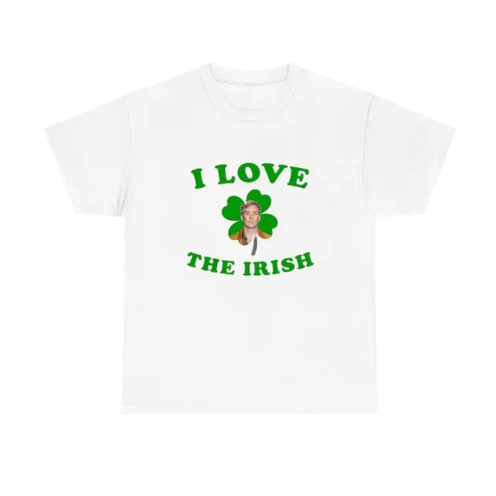 I Love Irish Cillian Murphy Patrick'S Day - Adult & Kids T-Shirts, Sweatshirts & Hoodies apparel design preview 1