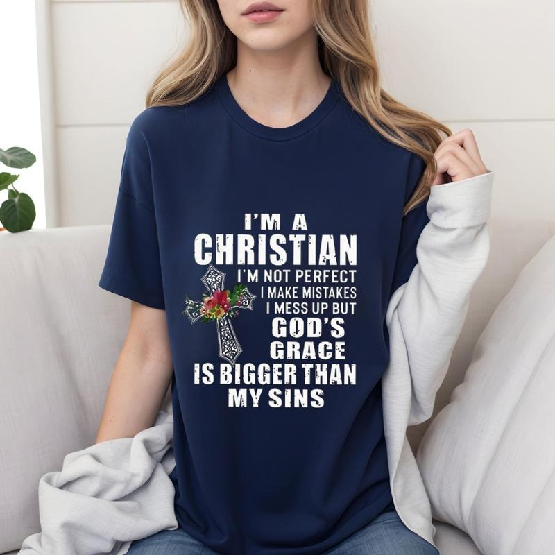 I'M Christian Not Perfect I Make Mistakes Mess Up But - Adult & Kids T-Shirts, Sweatshirts & Hoodies apparel design preview 1