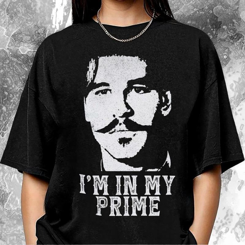 I'M My Prime Tombstone Doc Quote - Adult & Kids T-Shirts, Sweatshirts & Hoodies apparel design preview 1