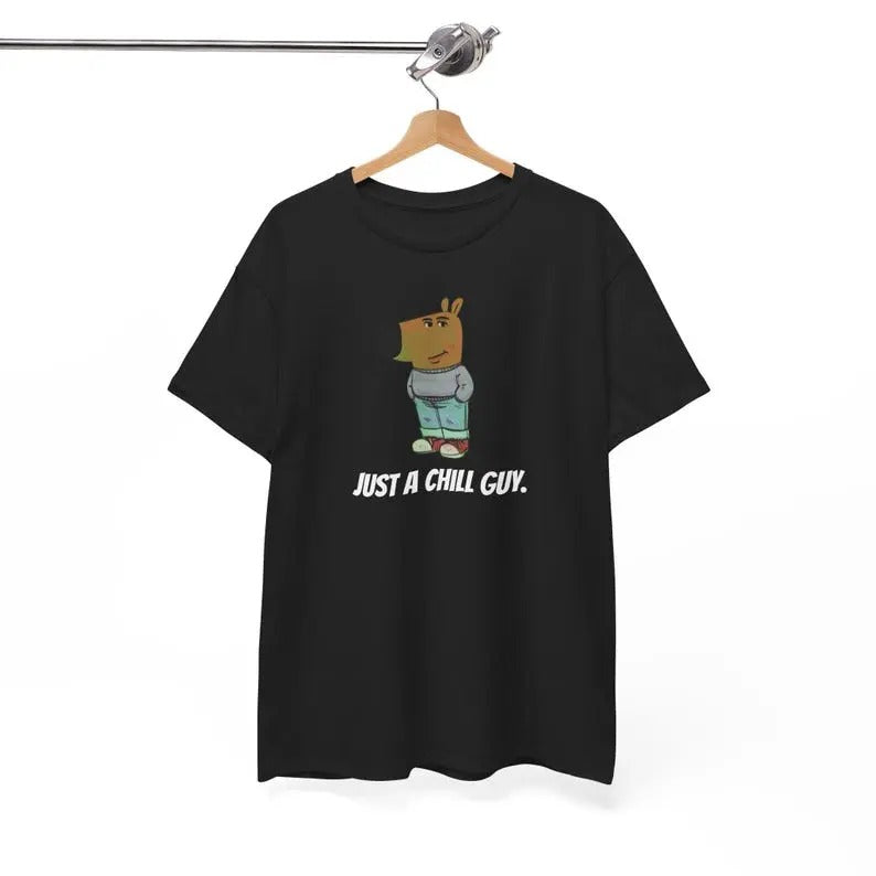 I'M Just Chill Guy TikTok Meme Viral Dog Cartoon - Adult & Kids T-Shirts, Sweatshirts & Hoodies apparel design preview 1