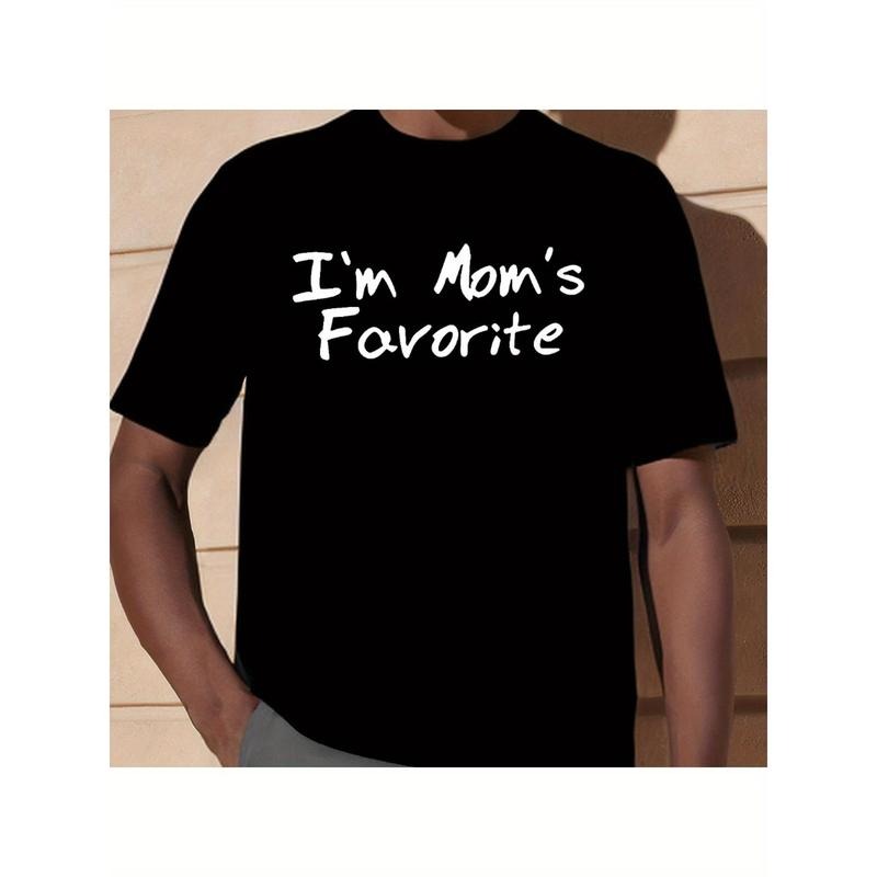 [I'M Mom'S Favorite 1pc Print Crew Neck 100% Cotton - Adult & Kids T-Shirts, Sweatshirts & Hoodies apparel design preview 1