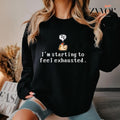 I'M Starting Feel Exhausted Sleepy Chicken Casual - Adult & Kids T-Shirts, Sweatshirts & Hoodies apparel design preview 1