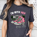 I'M Her Kamala Pink Sneakers Pearls 2024 - Adult & Kids T-Shirts, Sweatshirts & Hoodies apparel design preview 1