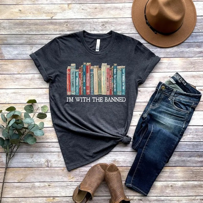 I'M Banned Books Super Soft Reading Librarian - Adult & Kids T-Shirts, Sweatshirts & Hoodies apparel design preview 1