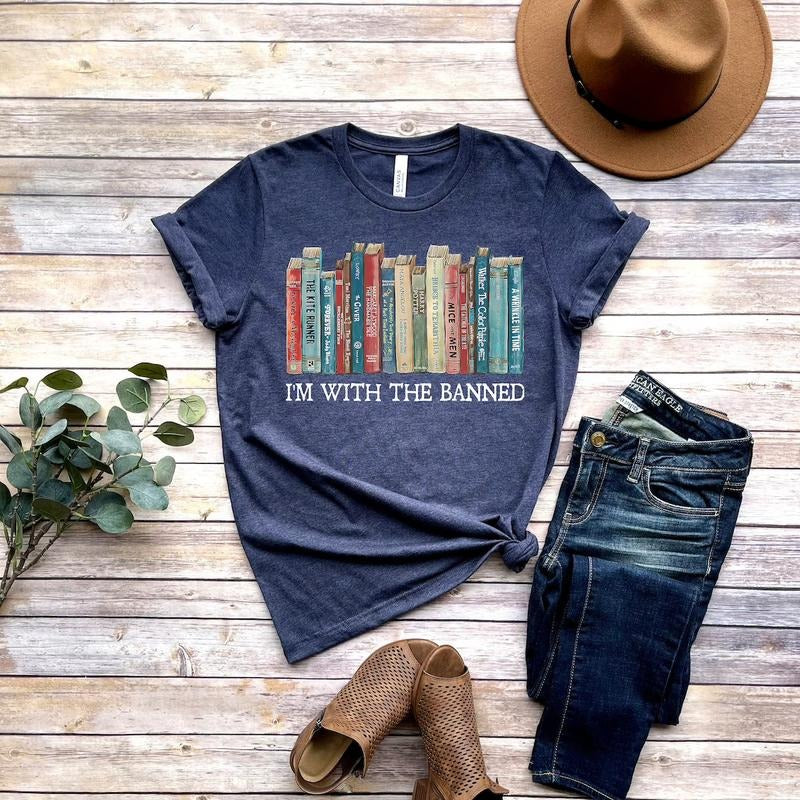 I'M Banned Books Super Soft Reading Librarian - Adult & Kids T-Shirts, Sweatshirts & Hoodies apparel design preview 1