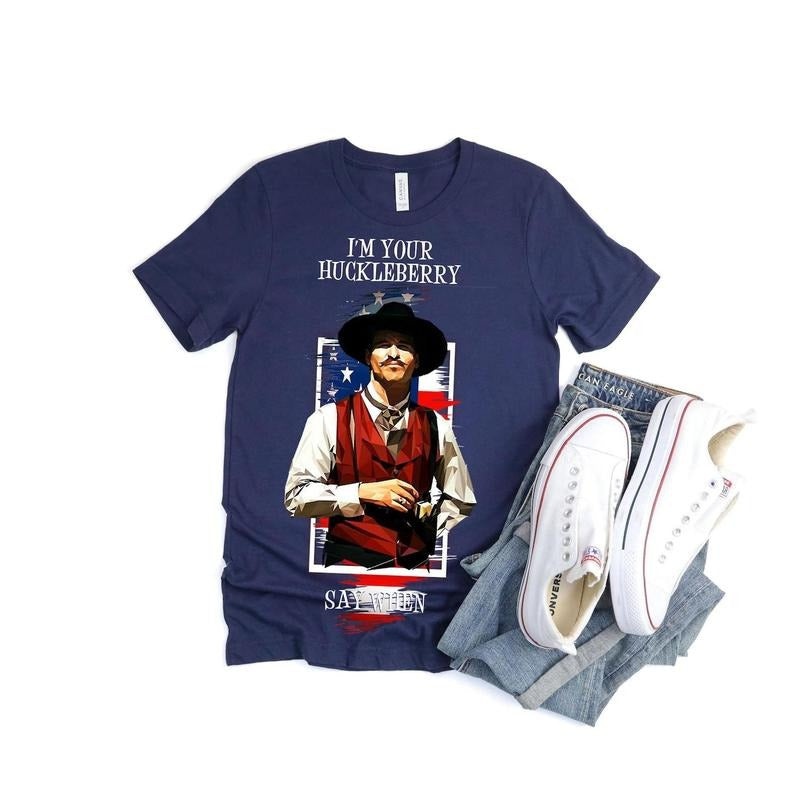 I'M Your Huckleberry Country Southern Tombstone - Adult & Kids T-Shirts, Sweatshirts & Hoodies apparel design preview 1